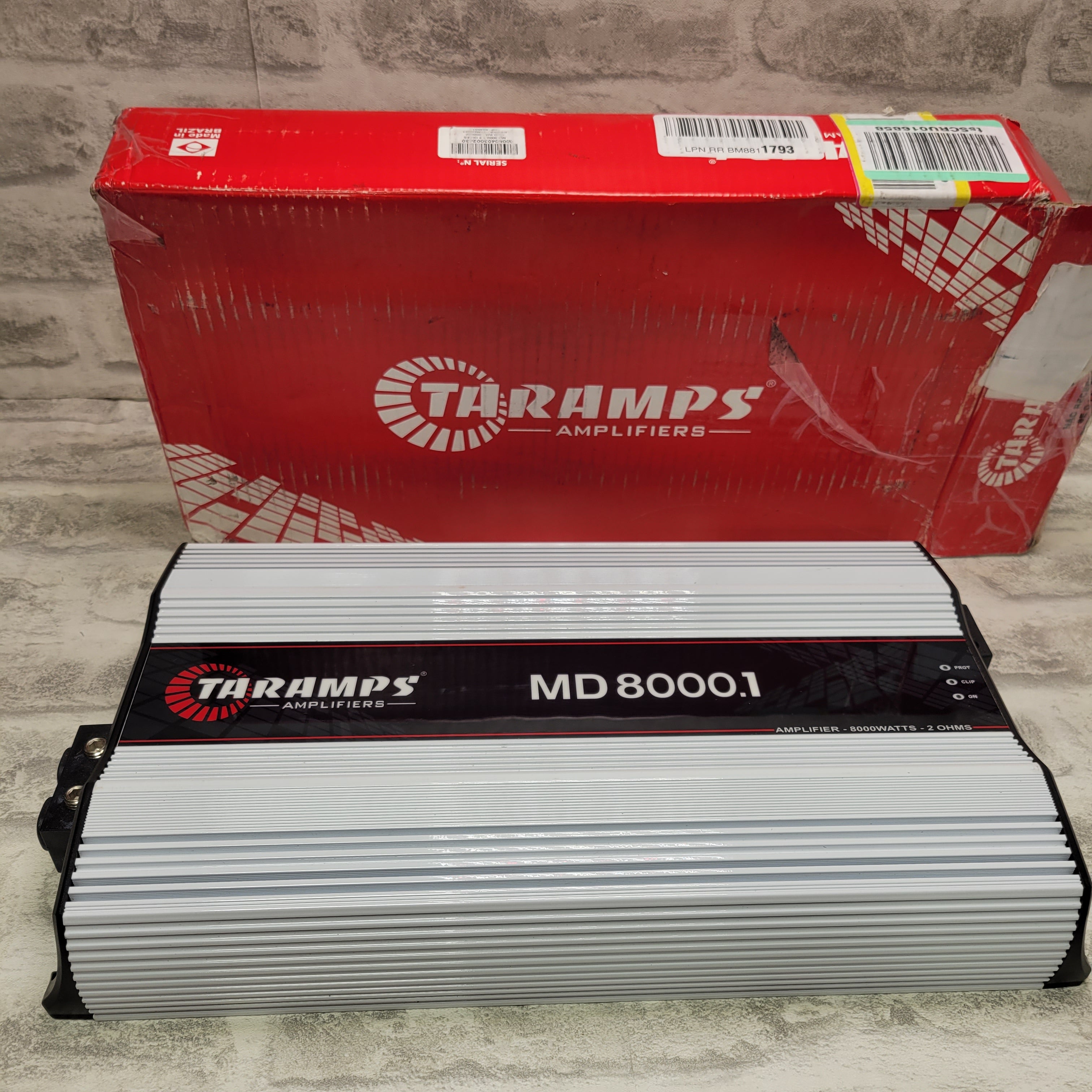 Taramps MD 8000.1 2 Ohms 8000 Watts Class D Full Range Mono Amplifier (7735206281454)